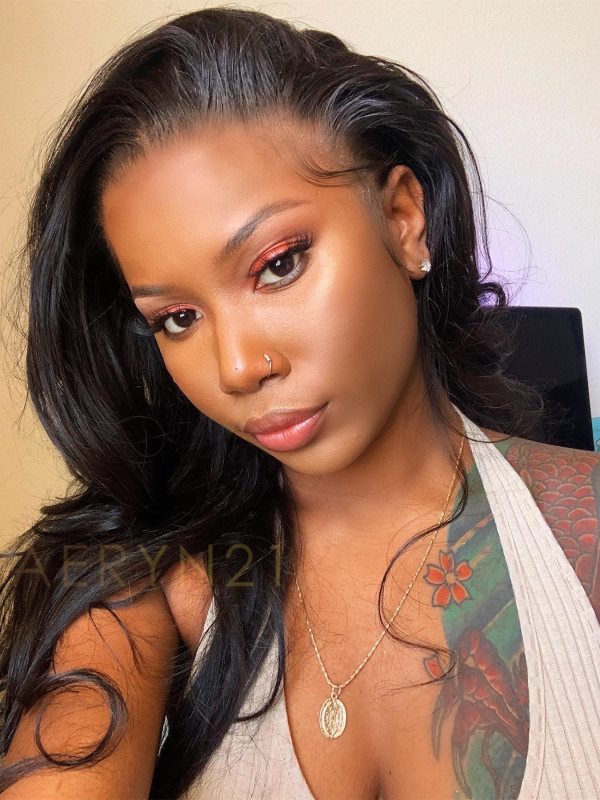 Silky Straight HD Lace Wear Go Glueless Wig - AWS001