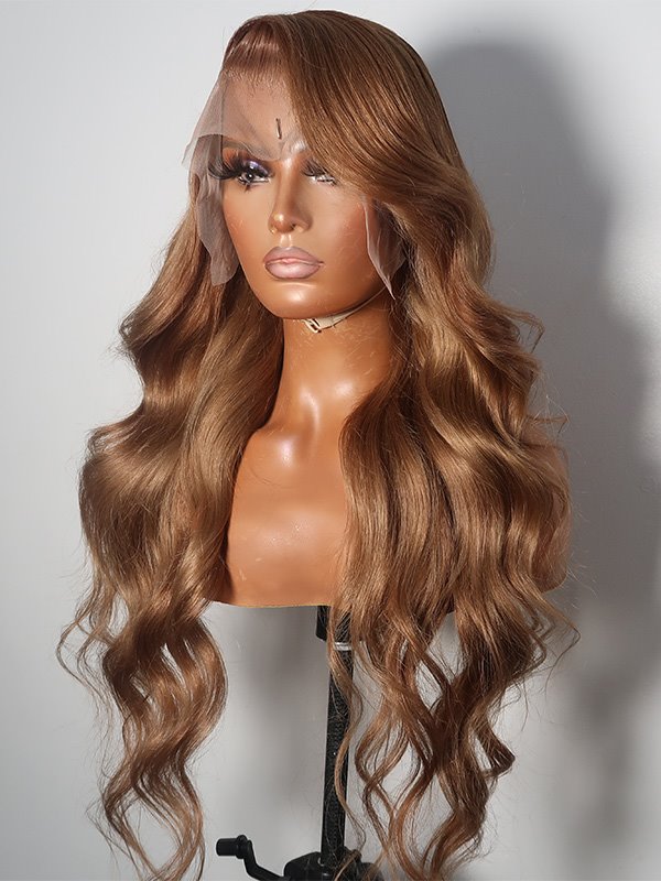 Blonde Wavy Wig Undetectable HD Lace Glueless Lace Wig - Esther006