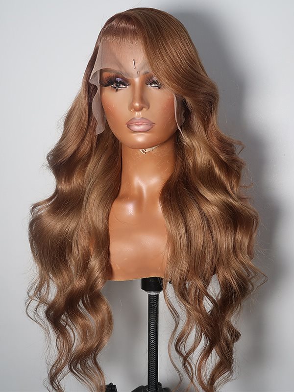 Blonde Wavy Wig Undetectable HD Lace Glueless Lace Wig - Esther006