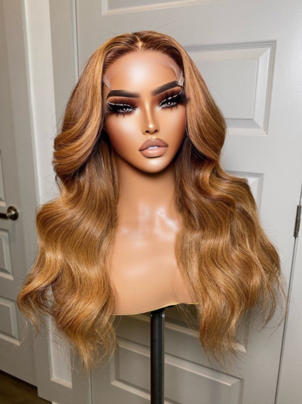 Blonde Wavy Wig Undetectable HD Lace Glueless Lace Wig - LFBW126