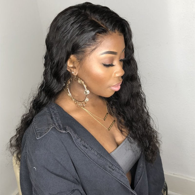 Water Wave Wig Undetectable HD Lace Glueless Lace Wig - CLY004