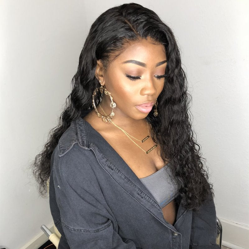 Water Wave Wig Undetectable HD Lace Glueless Lace Wig - CLY004