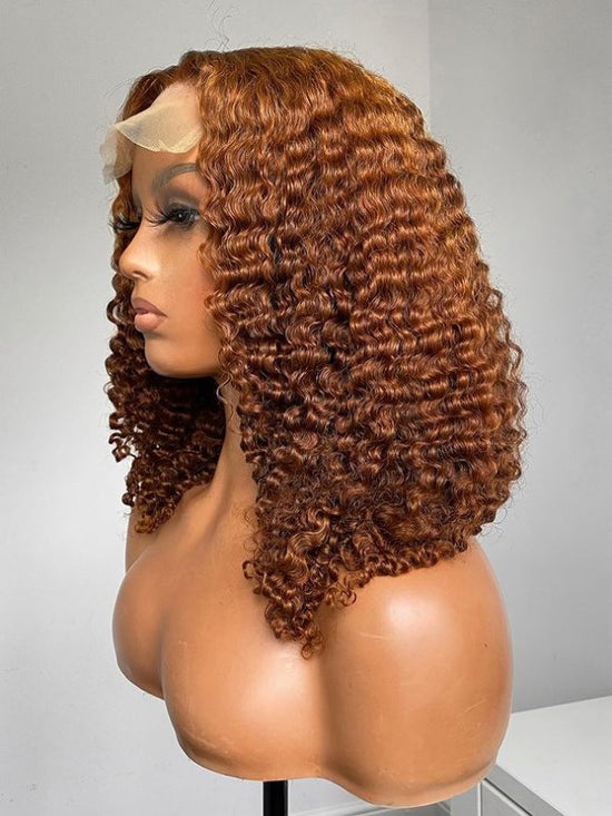 Load image into Gallery viewer, Ginger Deep Curly Wig Undetectable HD Lace Glueless Lace Wig - LFDC002
