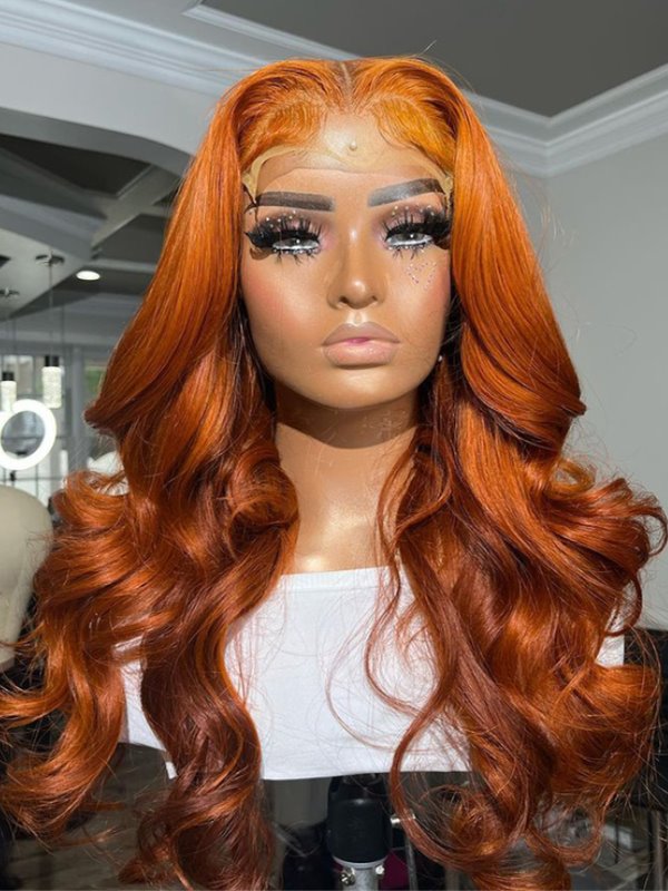 Load image into Gallery viewer, Ginger Wavy Wig Undetectable HD Lace Glueless Lace Wig - LFBW101
