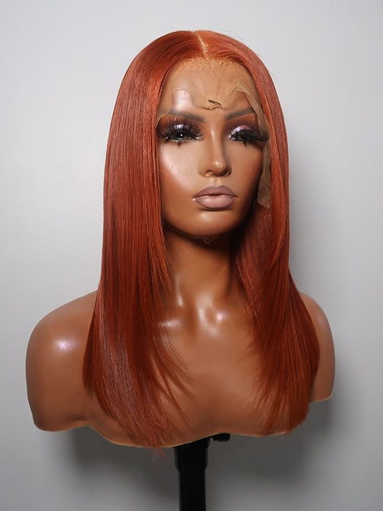 Ginger Wig With Layers Undetectable HD Lace Glueless Lace Wig - Esther001