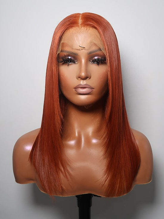Ginger Wig With Layers Undetectable HD Lace Glueless Lace Wig - Esther001