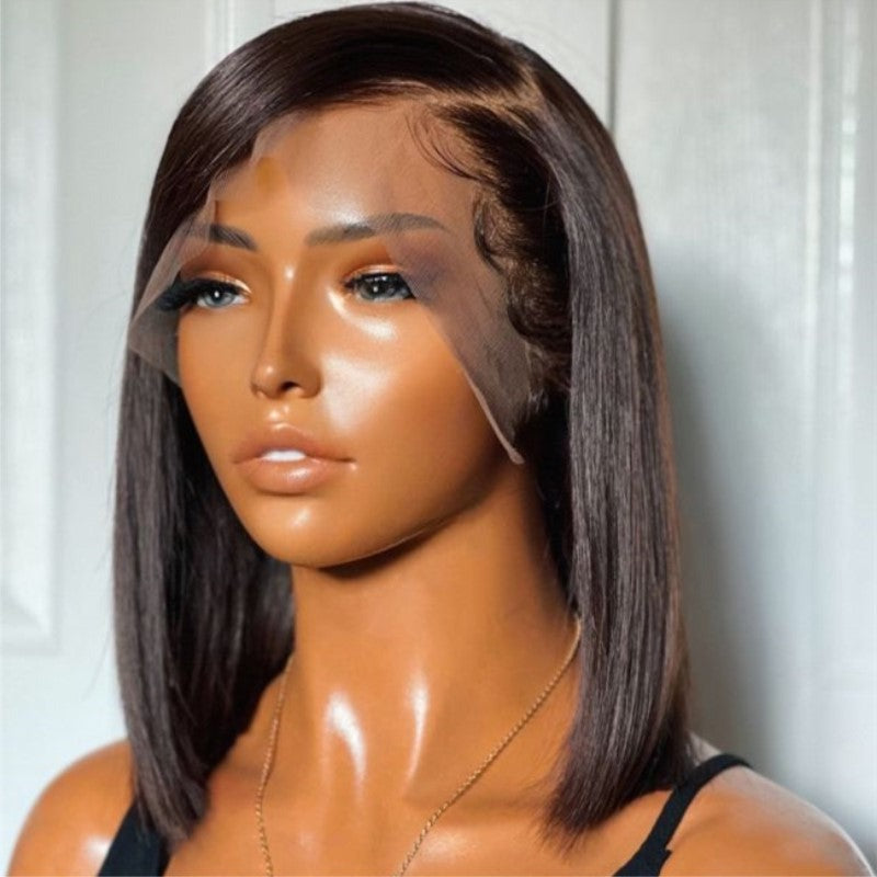 Long Bob Wig Undetectable HD Lace Glueless Lace Wig - BOB005