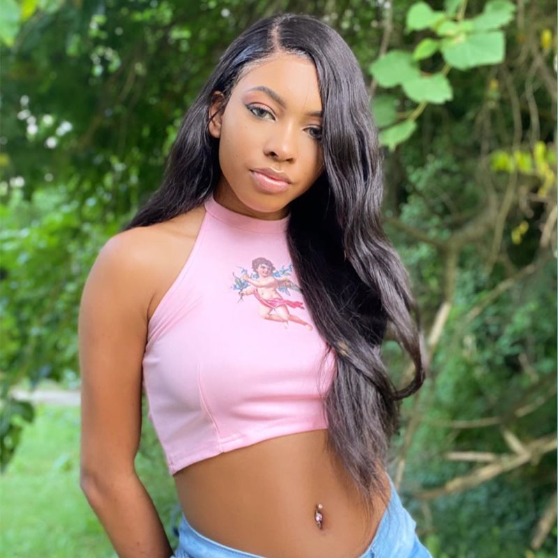 Side Part Loose Wave Wig Undetectable HD Lace Glueless Lace Wig - WAVY008