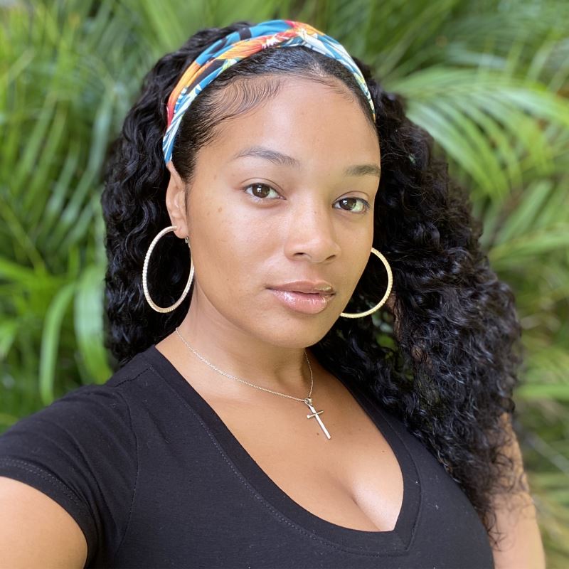 14" 18" 20" Water Wave Headband Wig Clearance Sale - CLS002