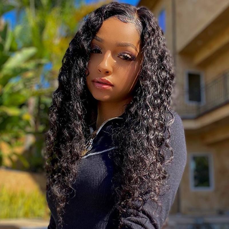 Water Wave Wig Undetectable HD Lace Glueless Lace Wig - CLY004